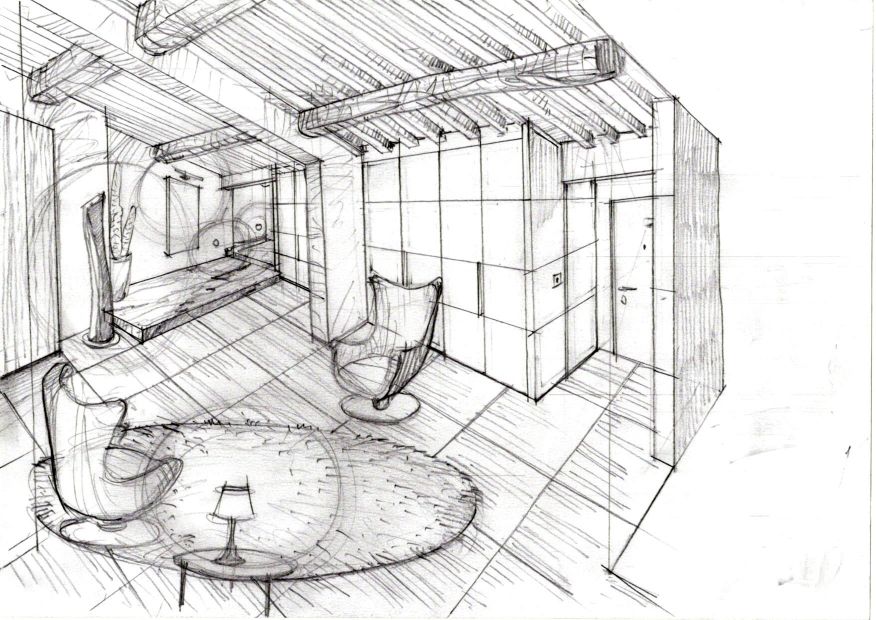interior design per un soggiorno